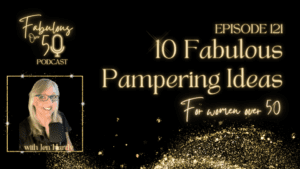 10 fabulous pampering ideas logo with gold glitter on black background