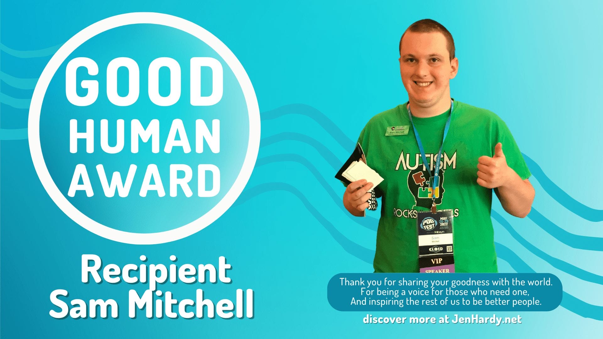 Good Human Awards - The antidote for the news