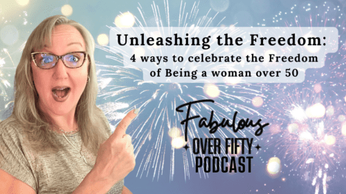 Image of Jen Hardy with fireworks on the logo for unleashing the freedom