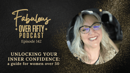 logo for the episode "unlocking your inner confidence" with a picture of Jen Hardy