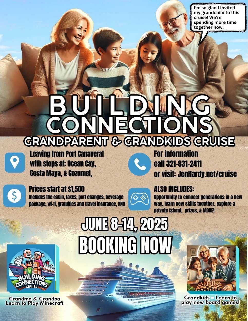 image of building connections cruise flyer