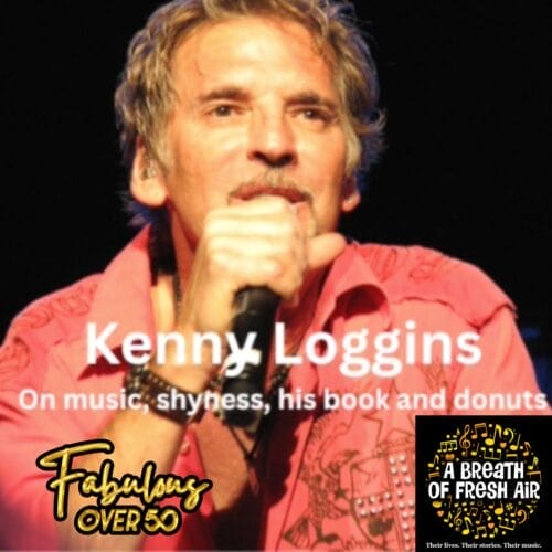 Kenny Loggins wearing a red shirt